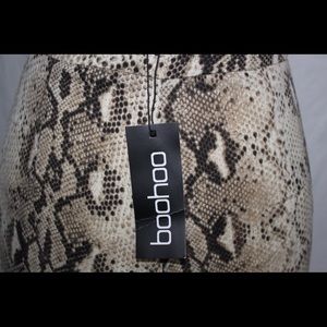 SNAKESKIN PRINT PANT